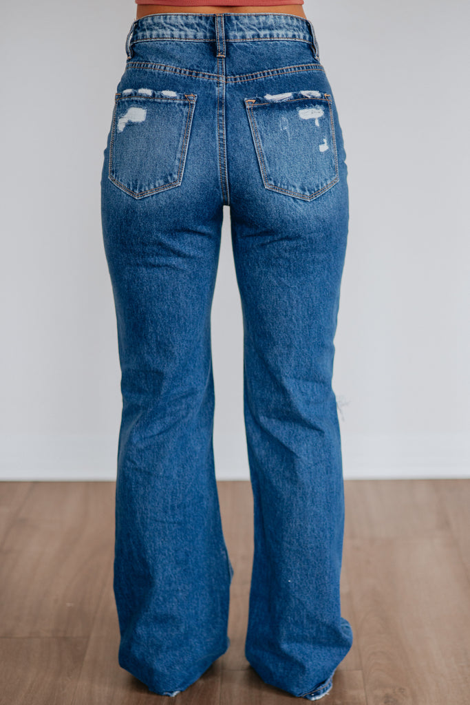 Thea Flying Monkey Jeans - Dark Wash