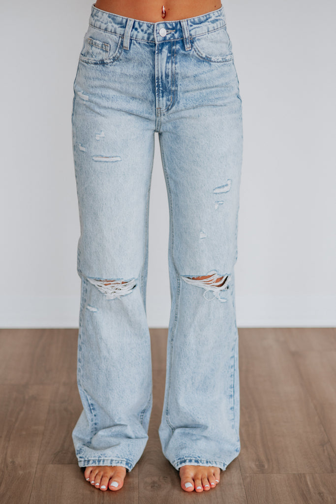 Thea Flying Monkey Jeans - Vintage Light Wash