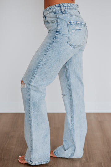 Thea Flying Monkey Jeans - Vintage Light Wash