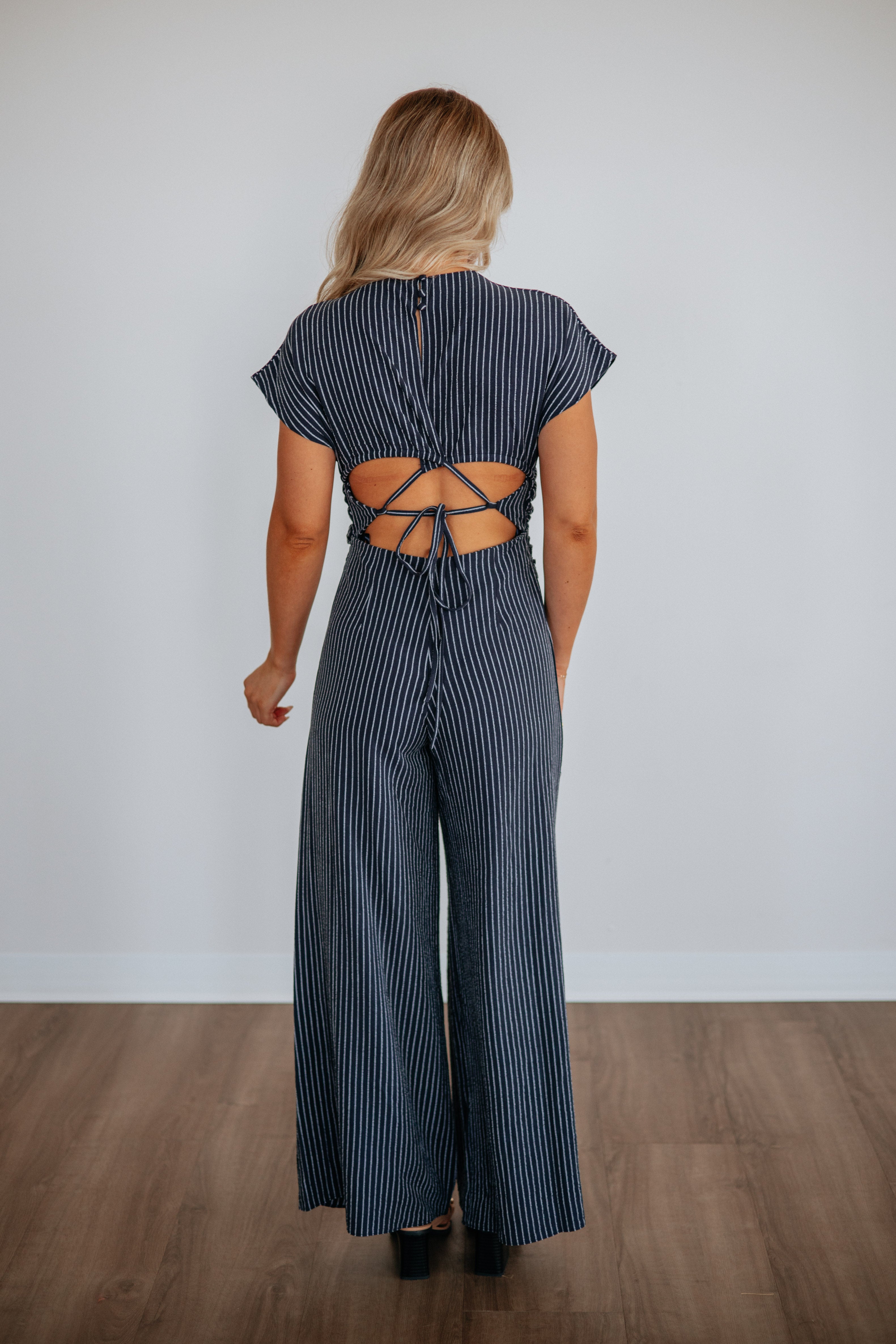 Raleigh Striped Jumpsuit