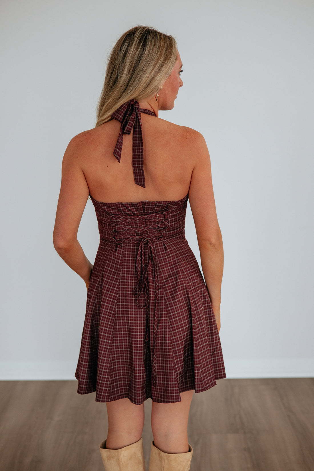 Claudette Halter Dress