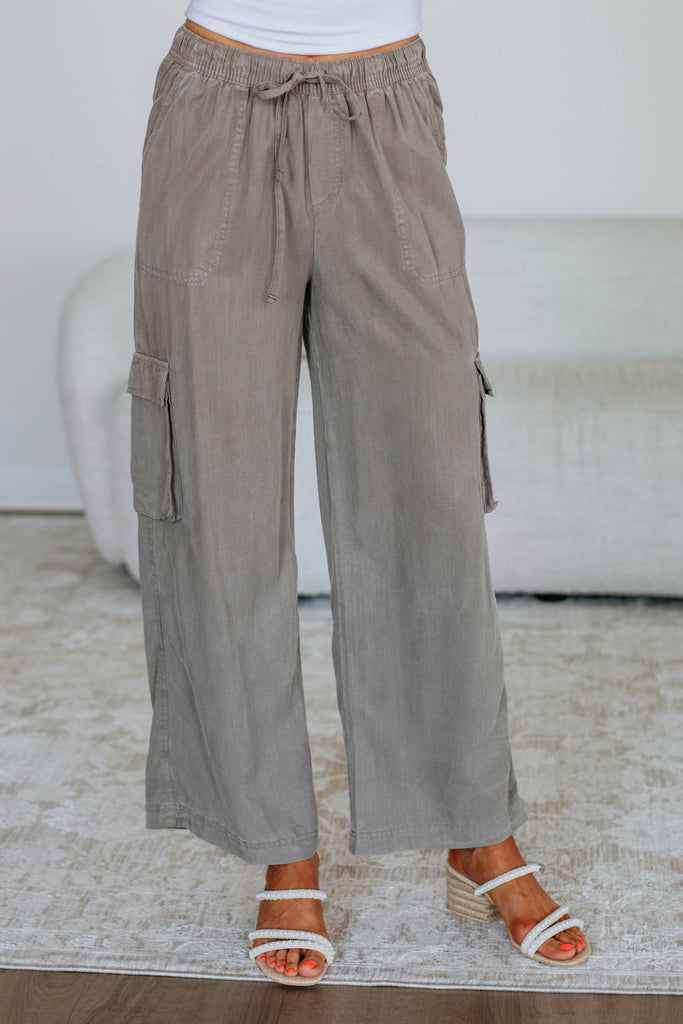 Wylie Cargo Pants - Taupe