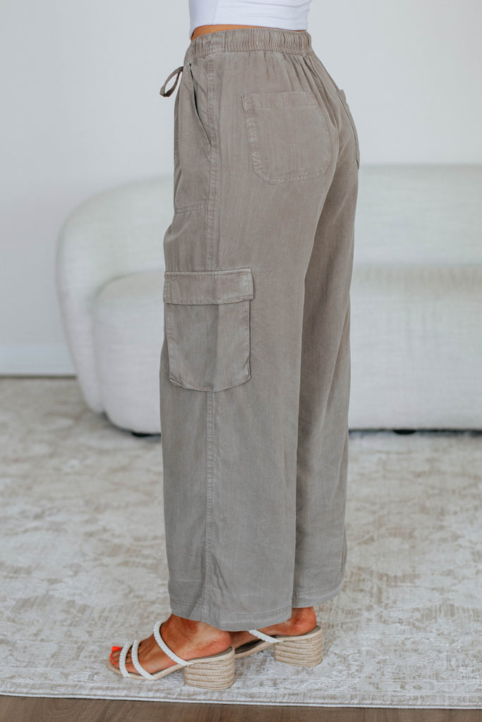 Wylie Cargo Pants - Taupe