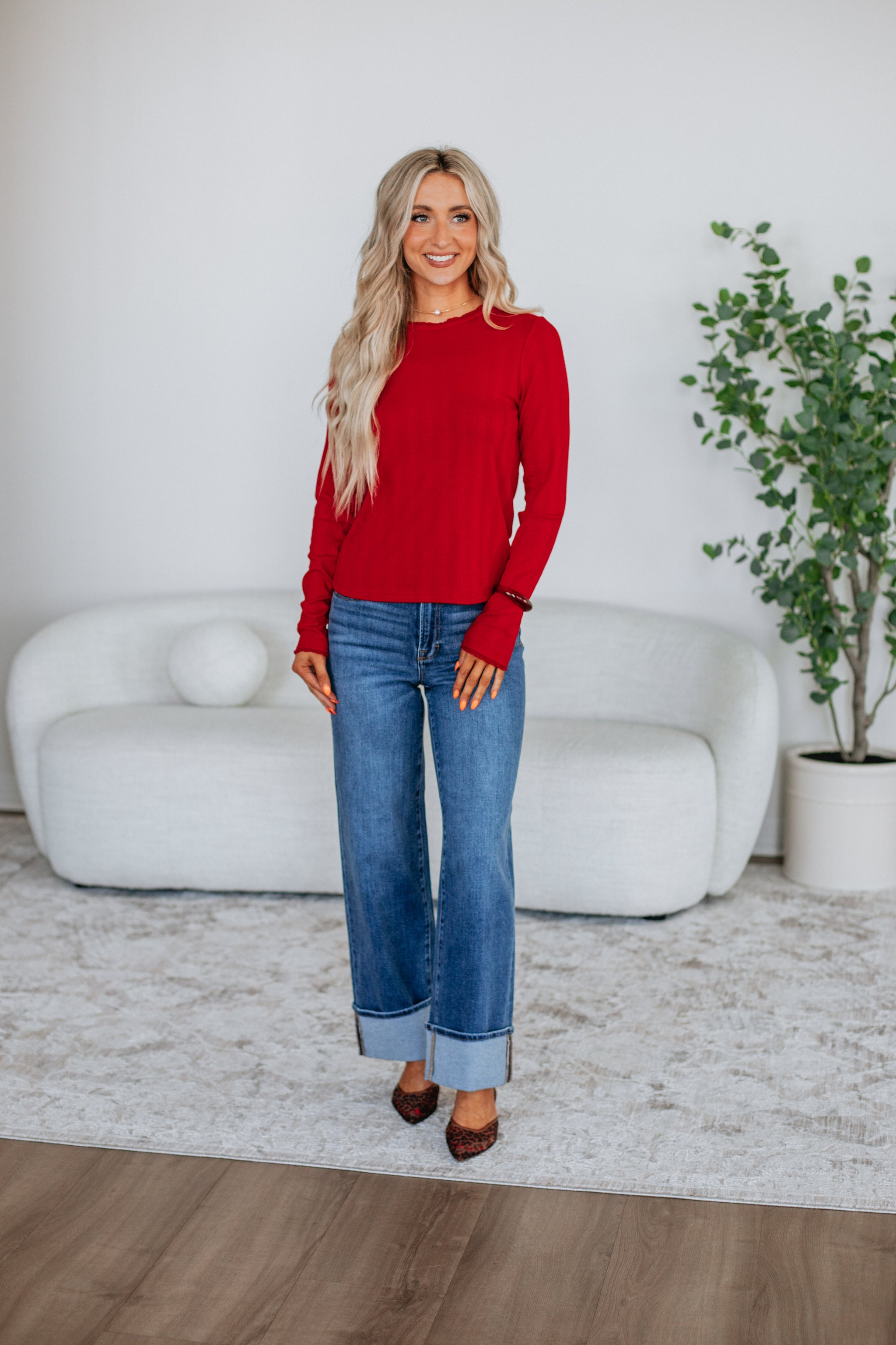 Rayleen Pointelle Top