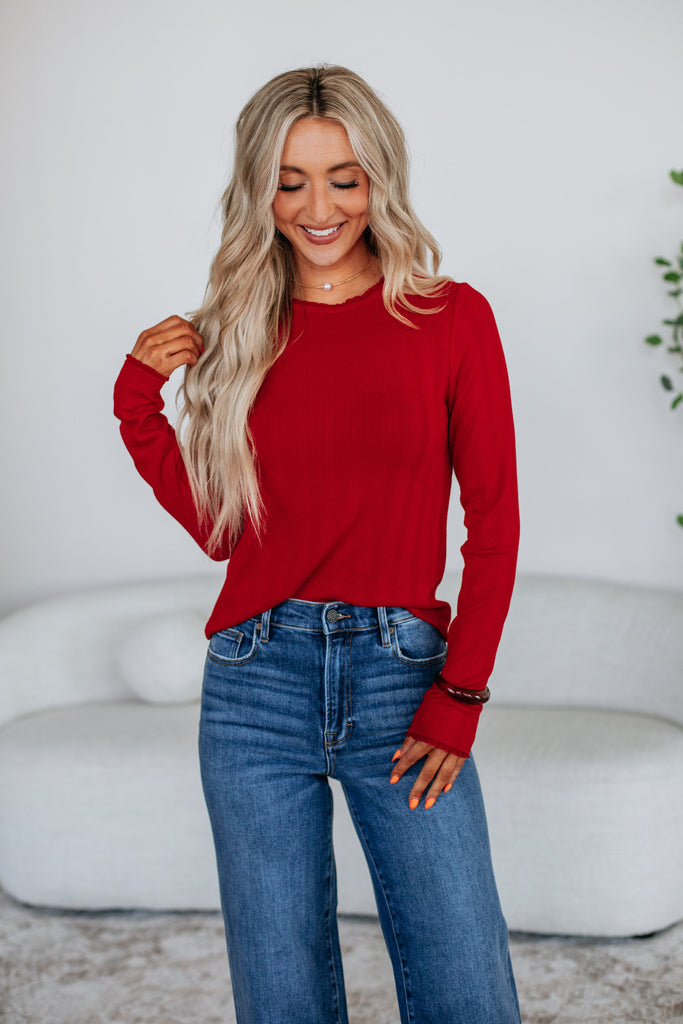 Rayleen Pointelle Top