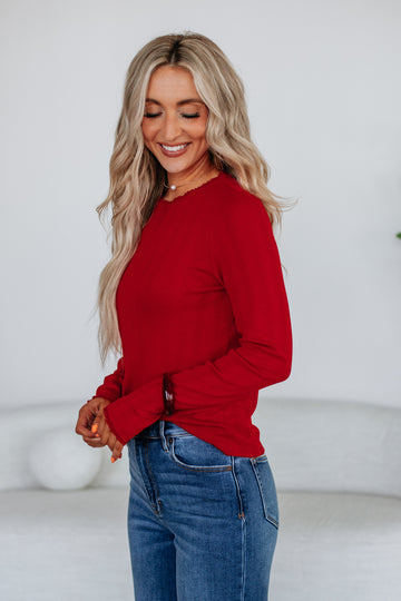 Rayleen Pointelle Top