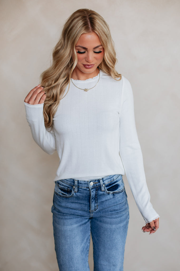 Rayleen Pointelle Top