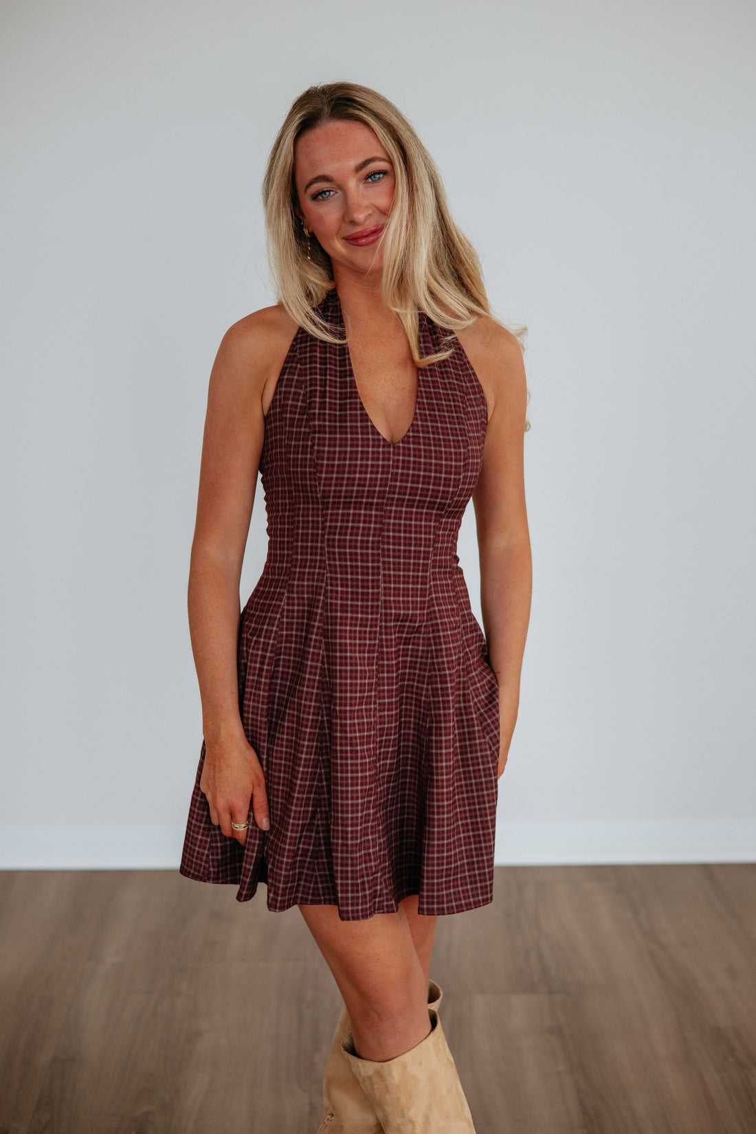 Claudette Halter Dress