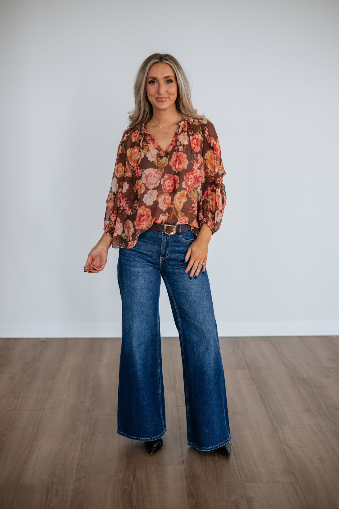 Paislee Floral Blouse