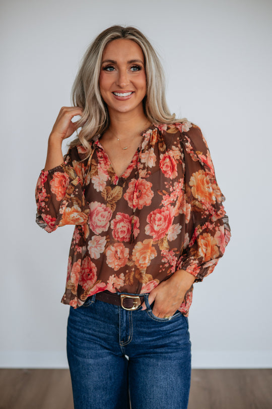 Paislee Floral Blouse