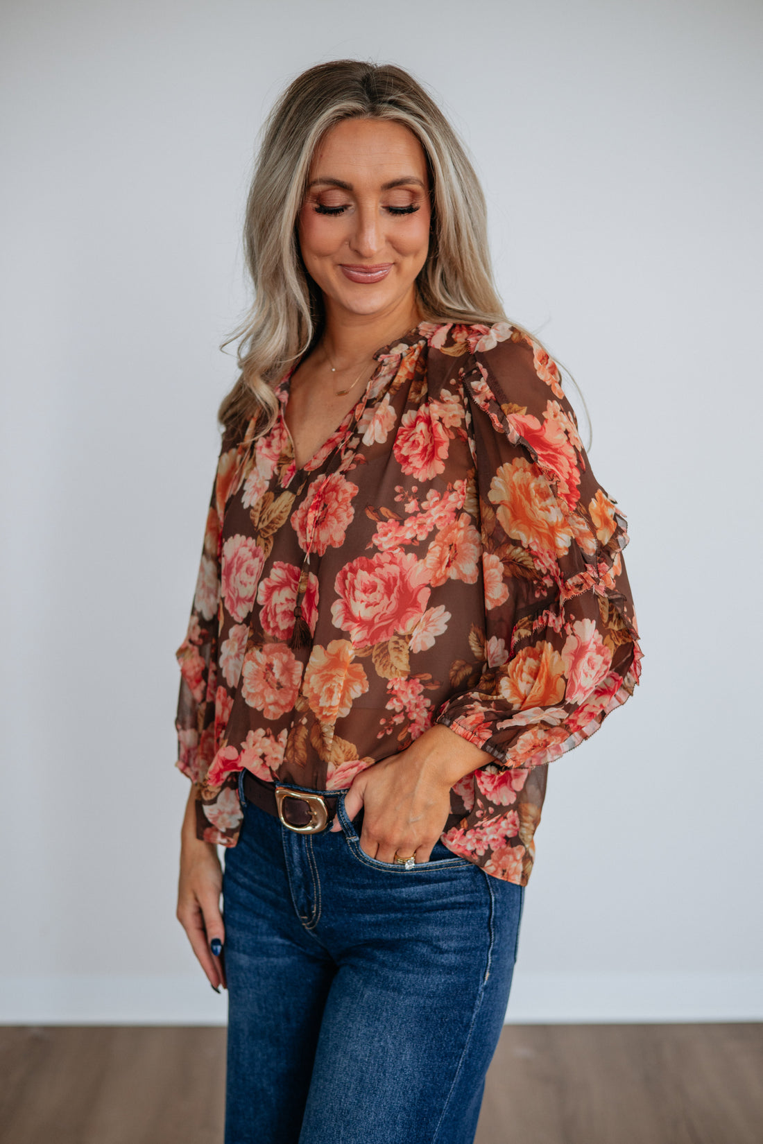 Paislee Floral Blouse