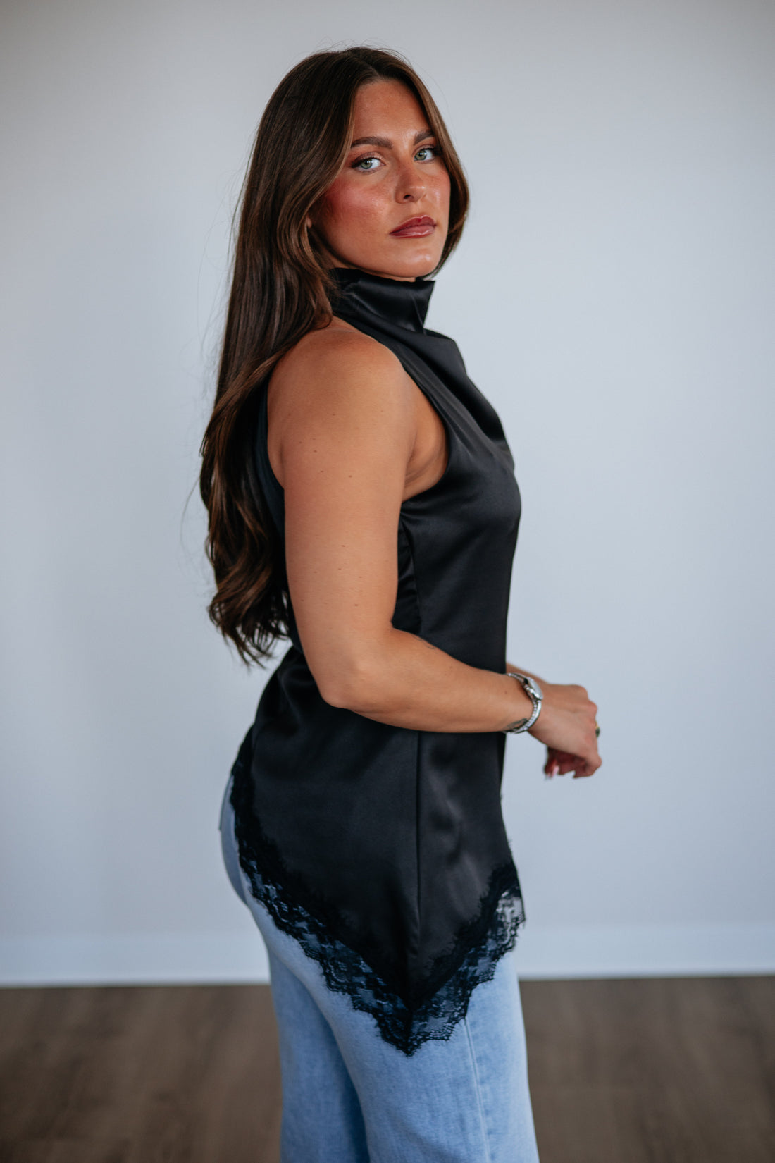 Gabrianna Satin Top