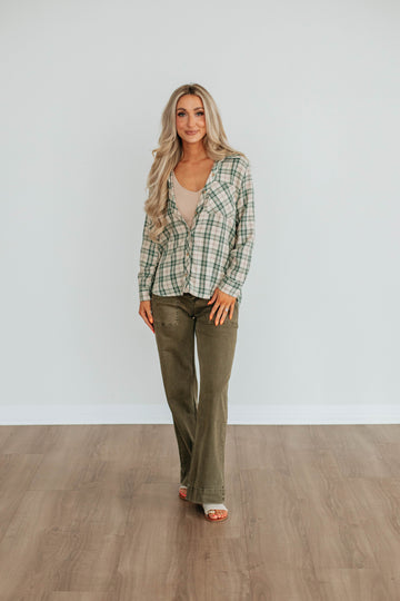 Watson Flannel Top