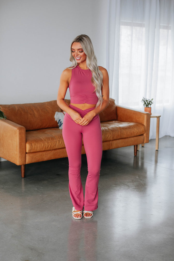 Tamryn Yoga Pants - Raspberry