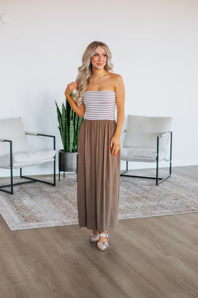 Tatia Contrast Dress