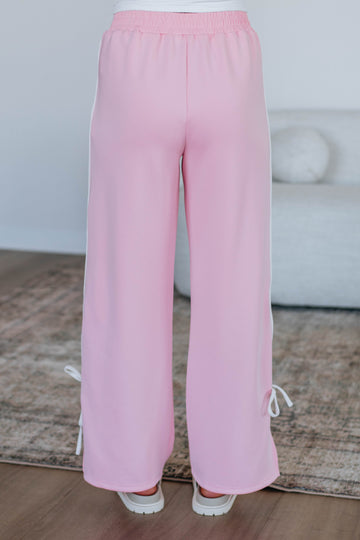 Taylar Track Pants - Blush