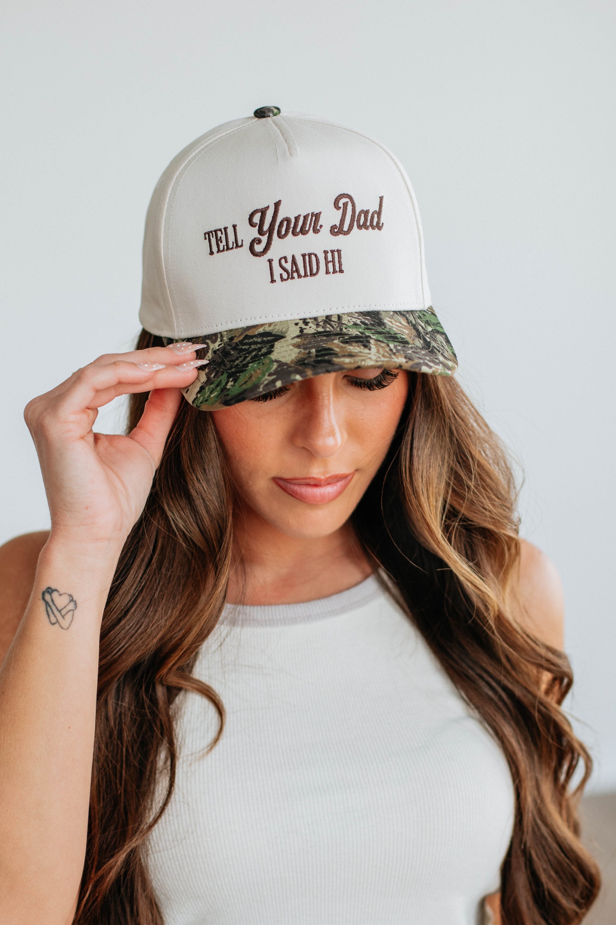 Tell Your Dad I Said Hi Camouflage Hat