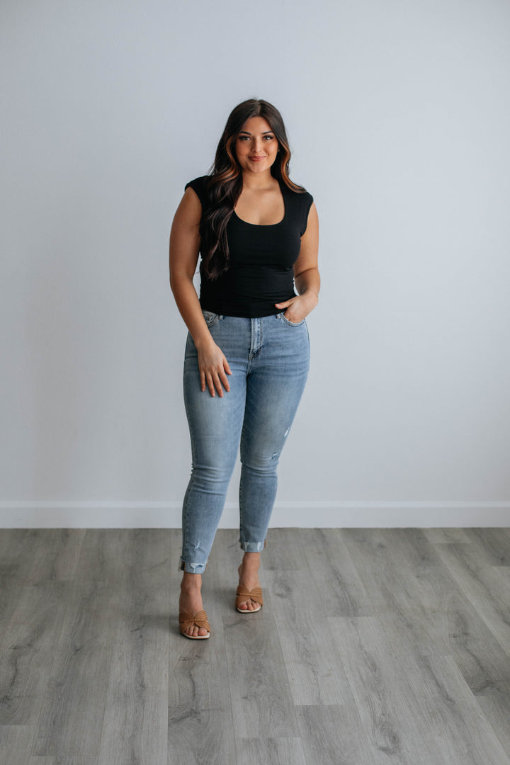 Tessa Basic Top - Black