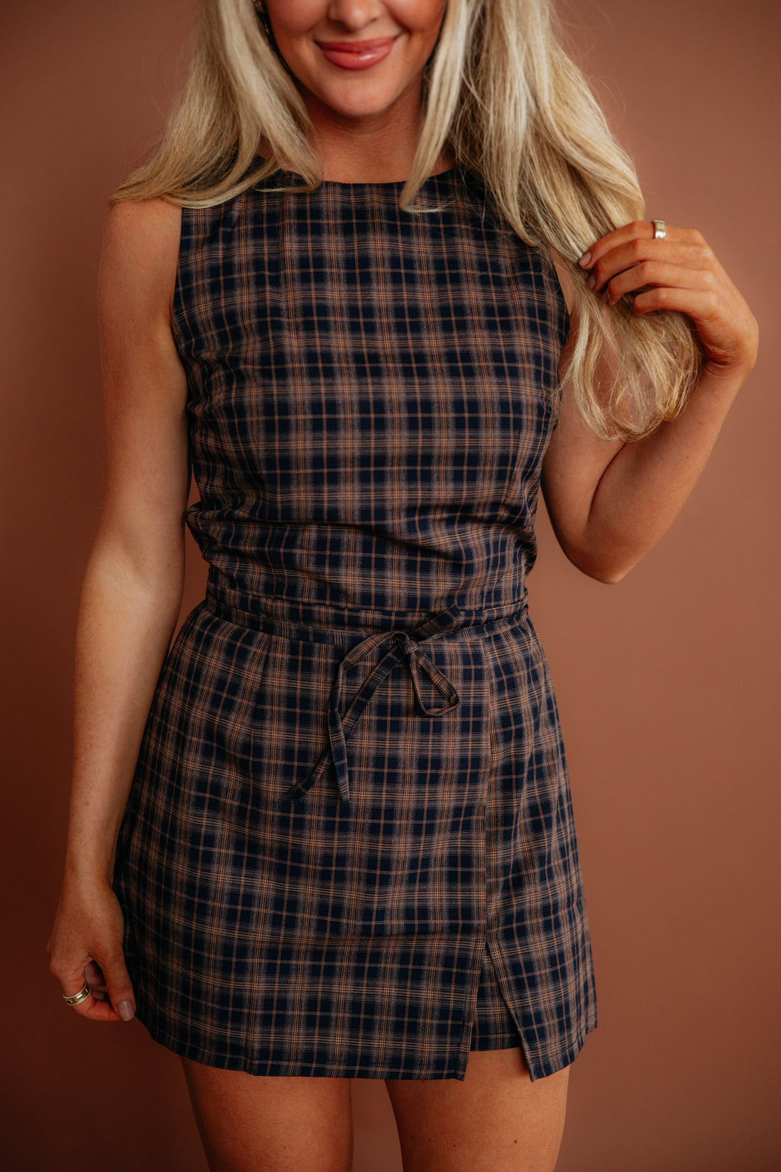 Sydnee Plaid Dress
