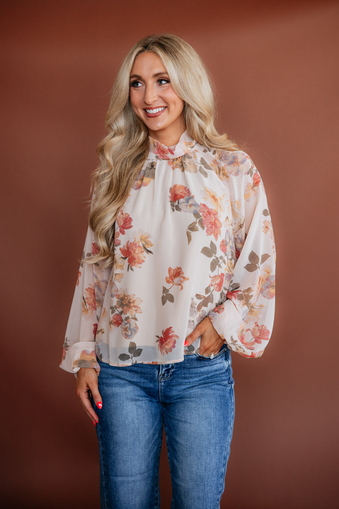 Kynda Floral Blouse
