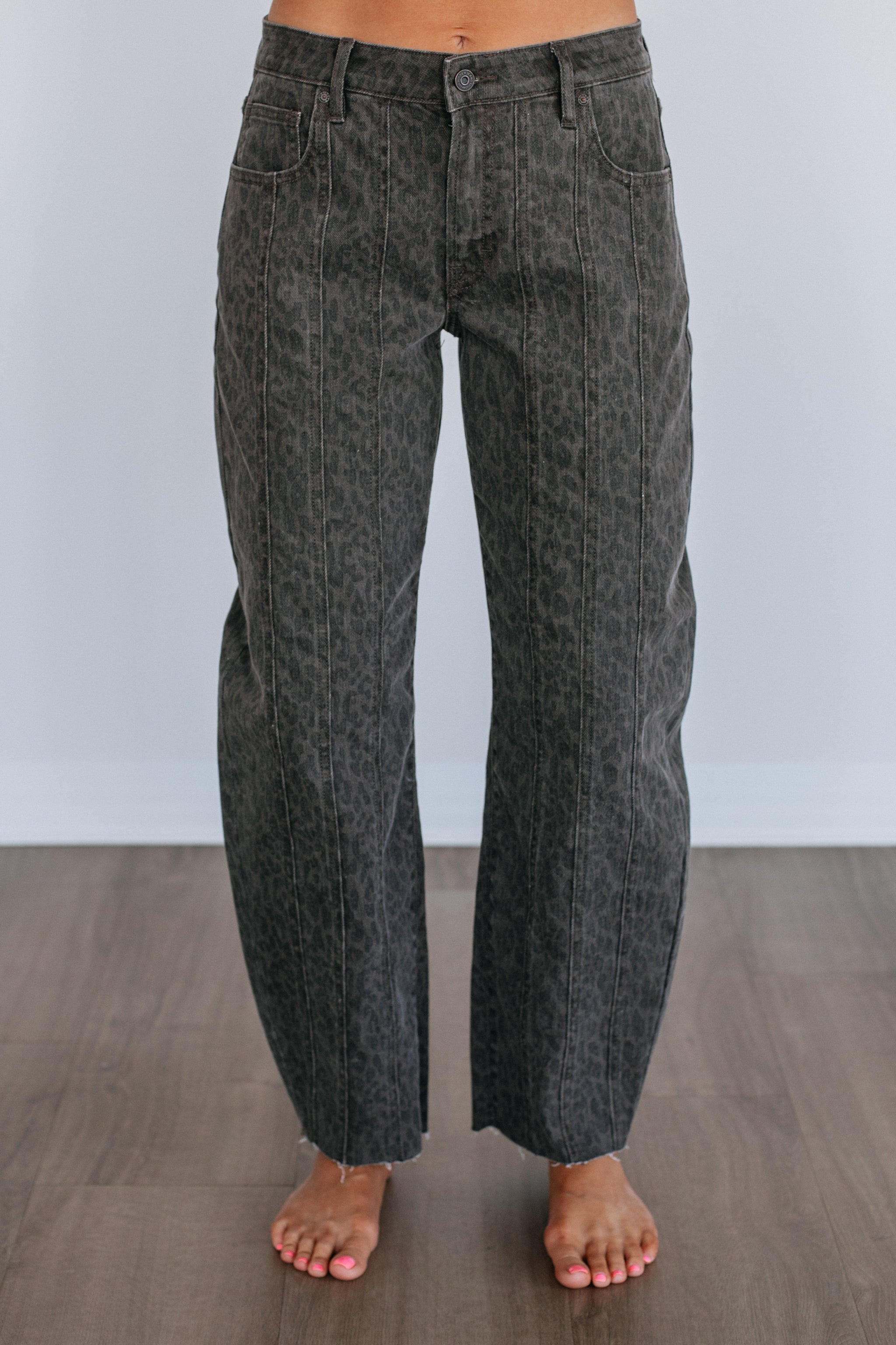 Sammie Hidden Jeans - Dark Cheetah