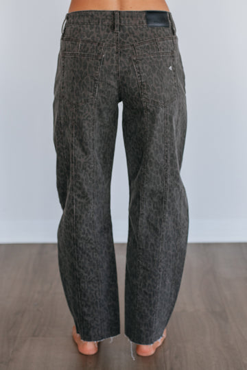 Sammie Hidden Jeans - Dark Cheetah