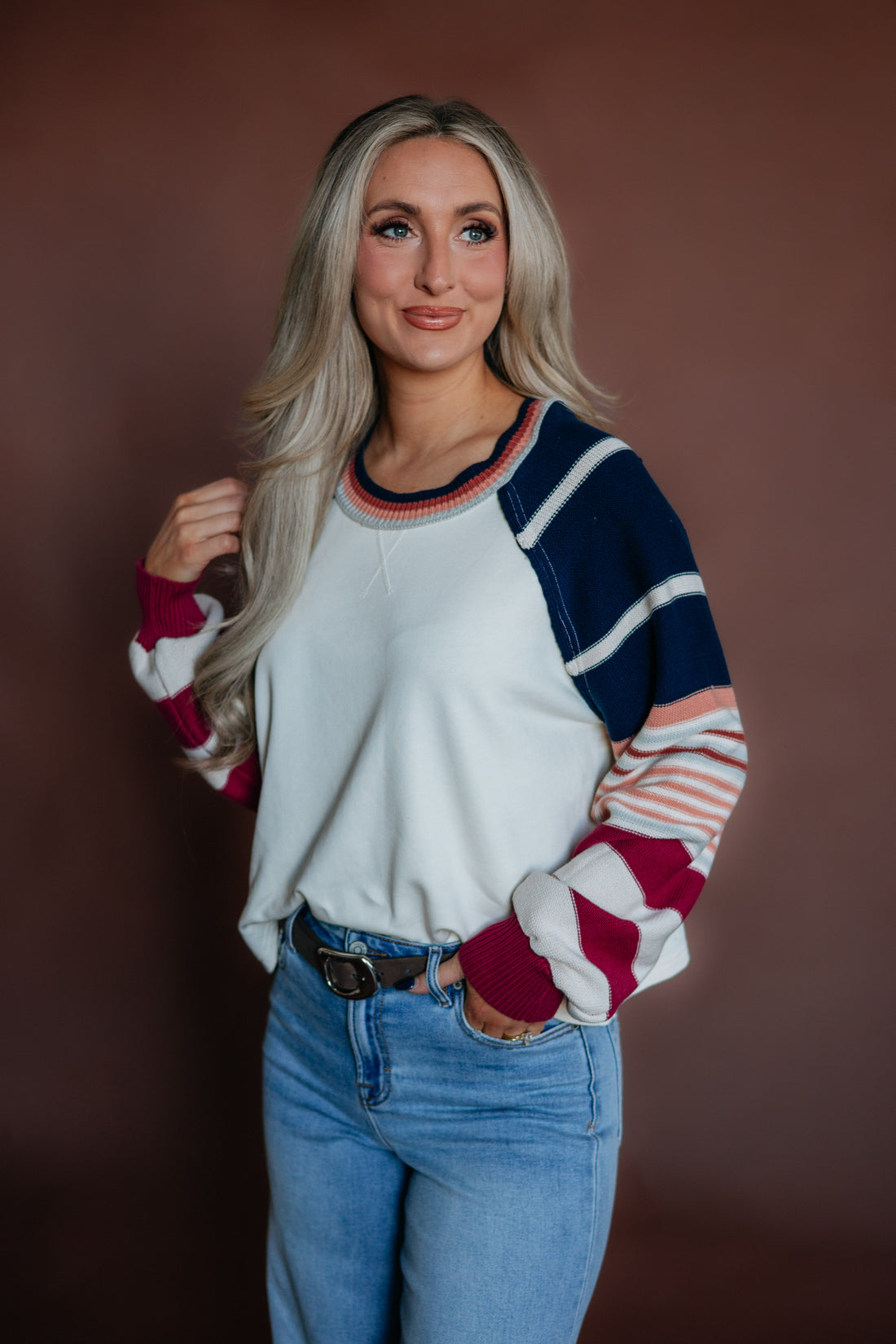 Wrenlee Striped Top