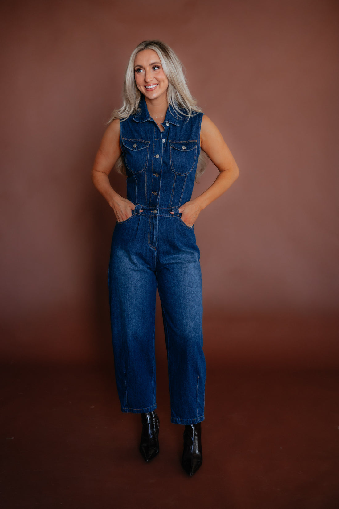 Taryn Denim Jumpsuit