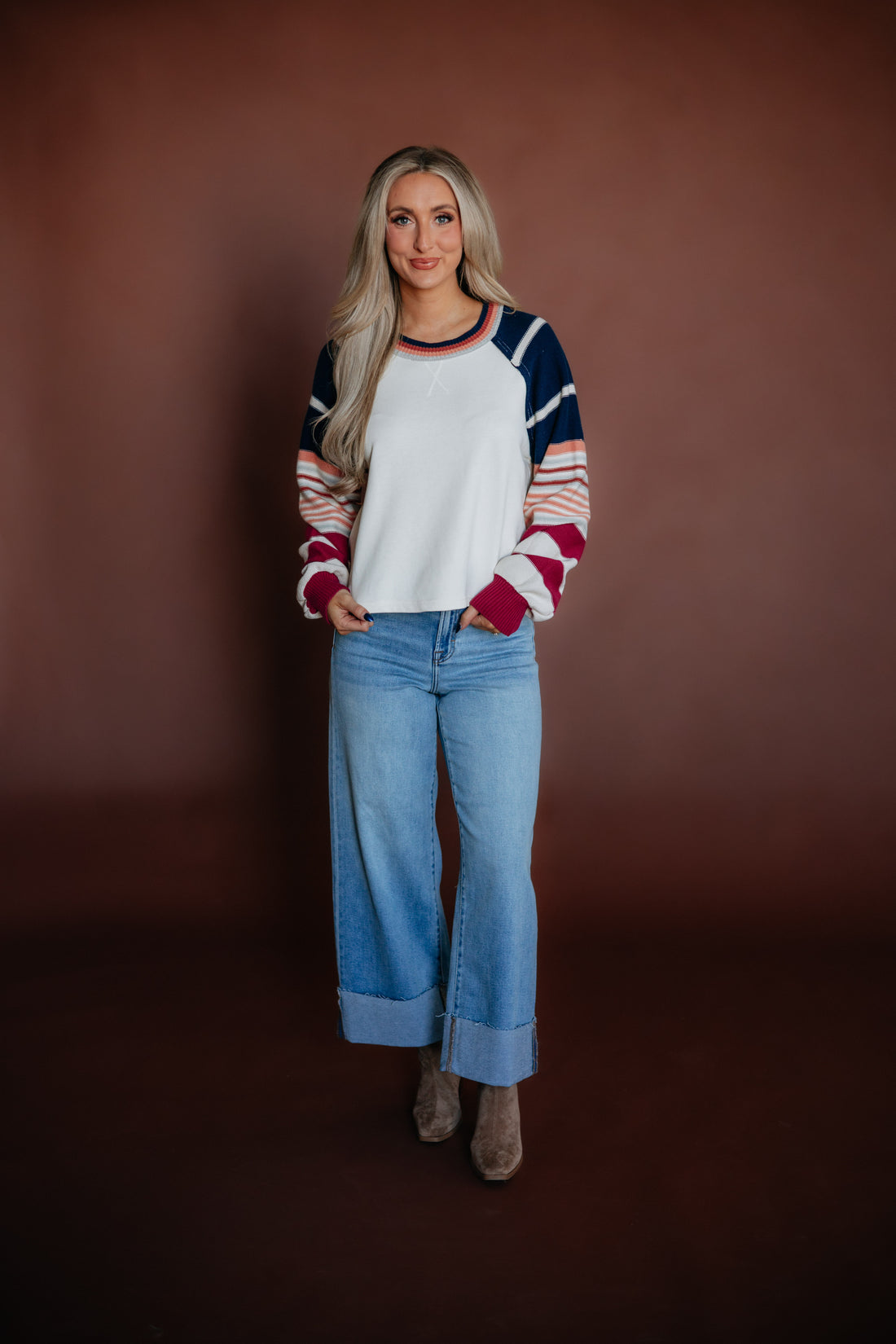 Wrenlee Striped Top