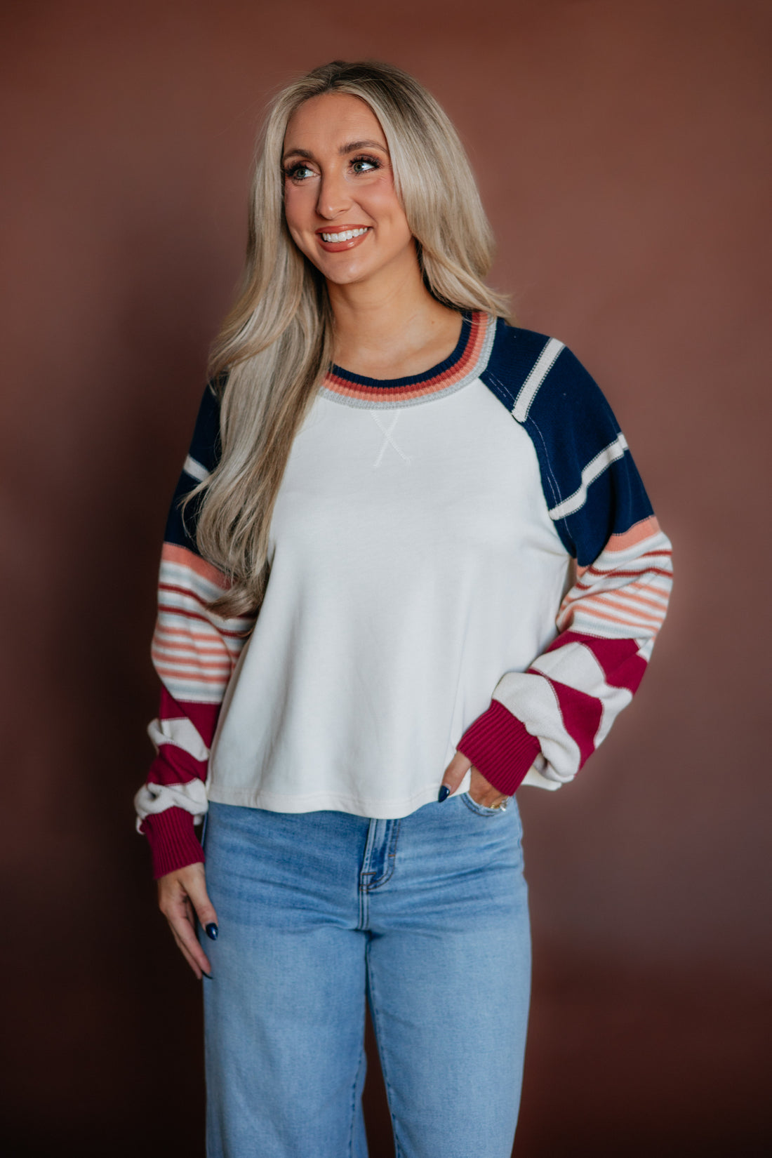 Wrenlee Striped Top