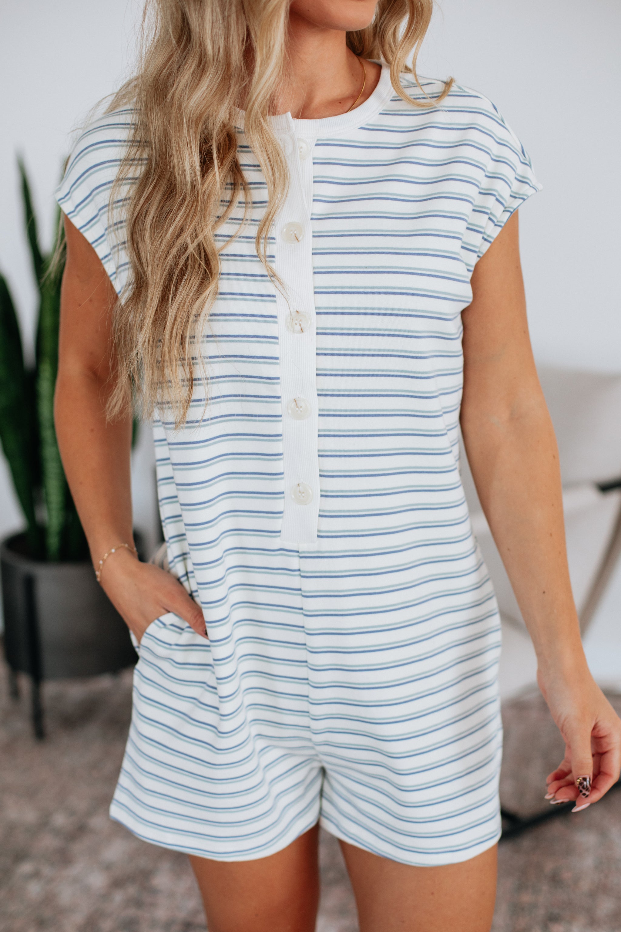 Camira Striped Romper