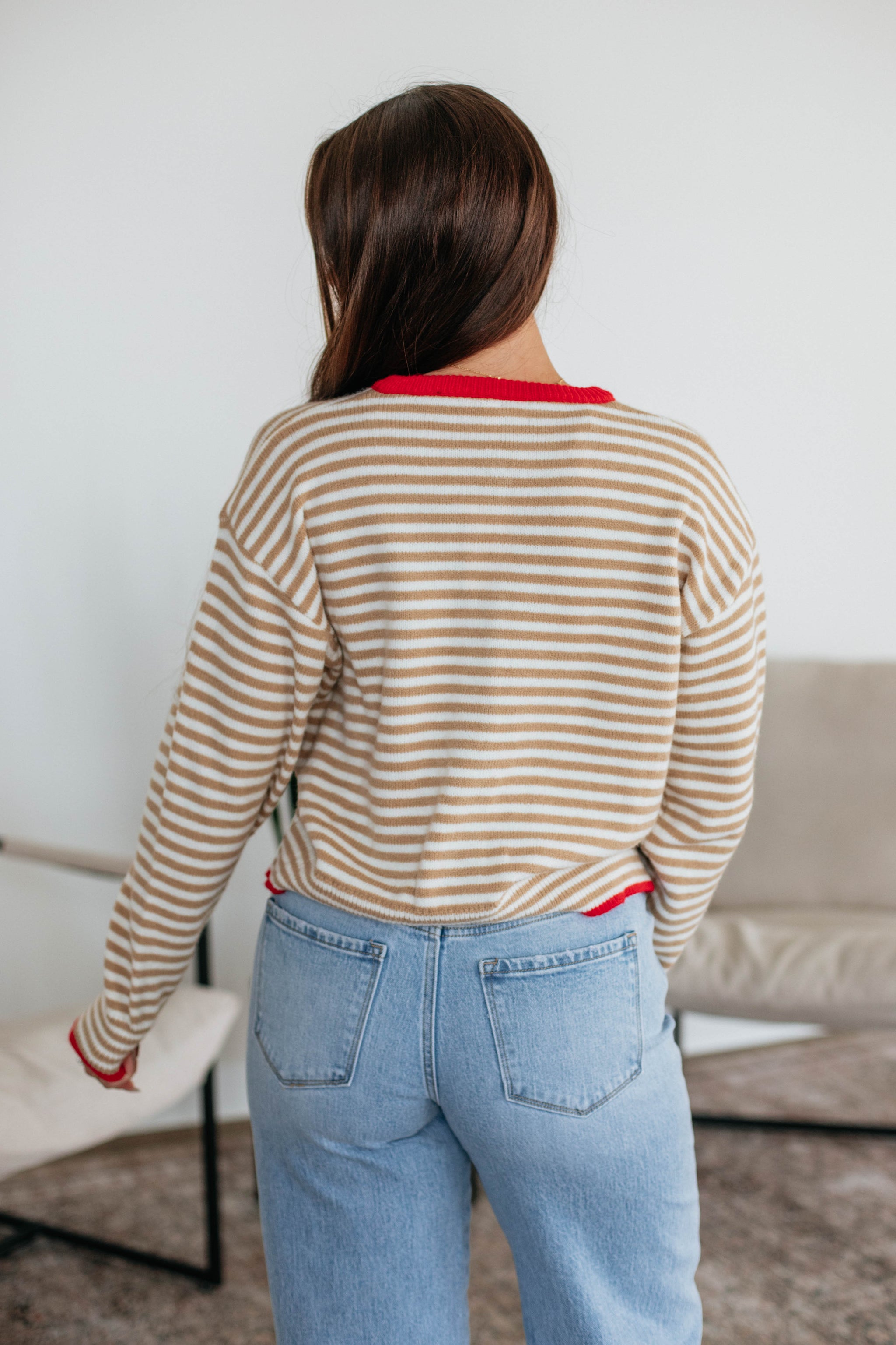 Amali Striped Cardigan