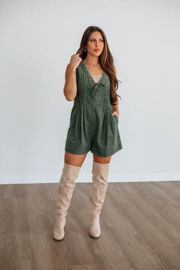 Paeton Corduroy Romper