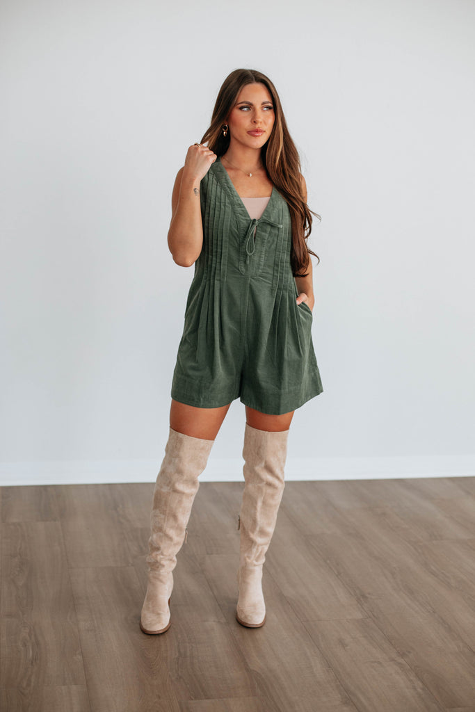 Paeton Corduroy Romper