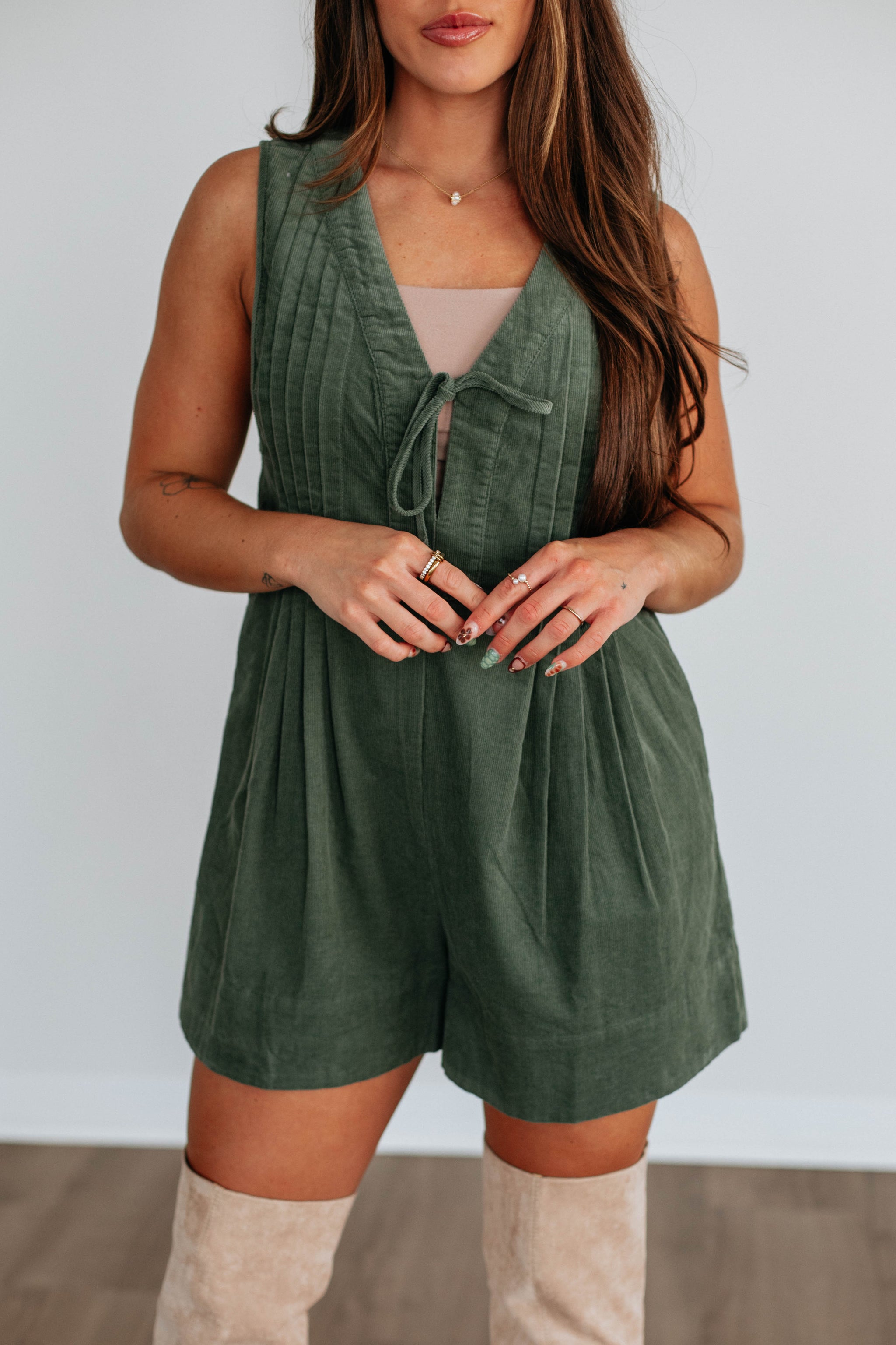 Paeton Corduroy Romper