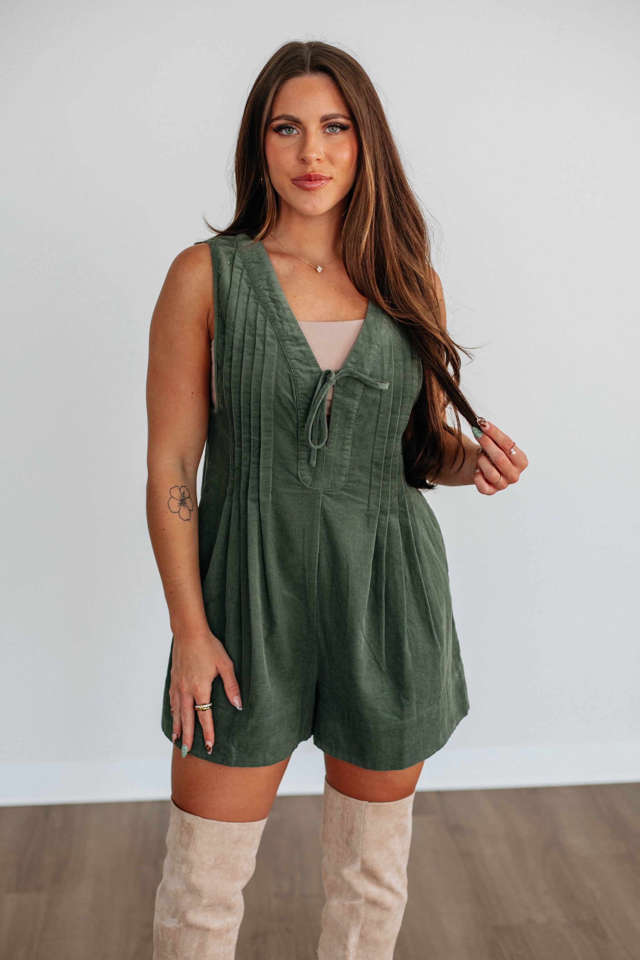 Paeton Corduroy Romper