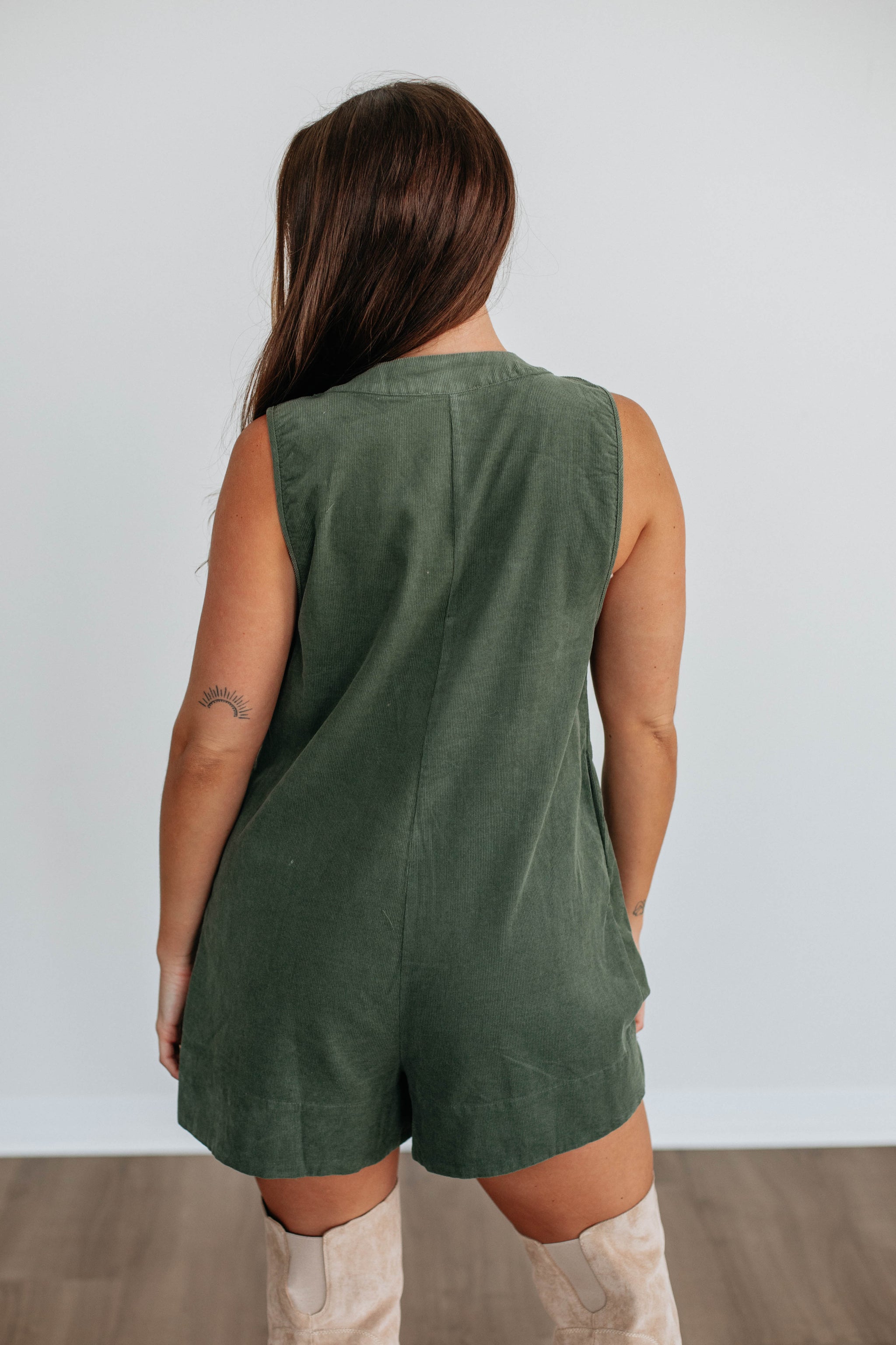 Paeton Corduroy Romper