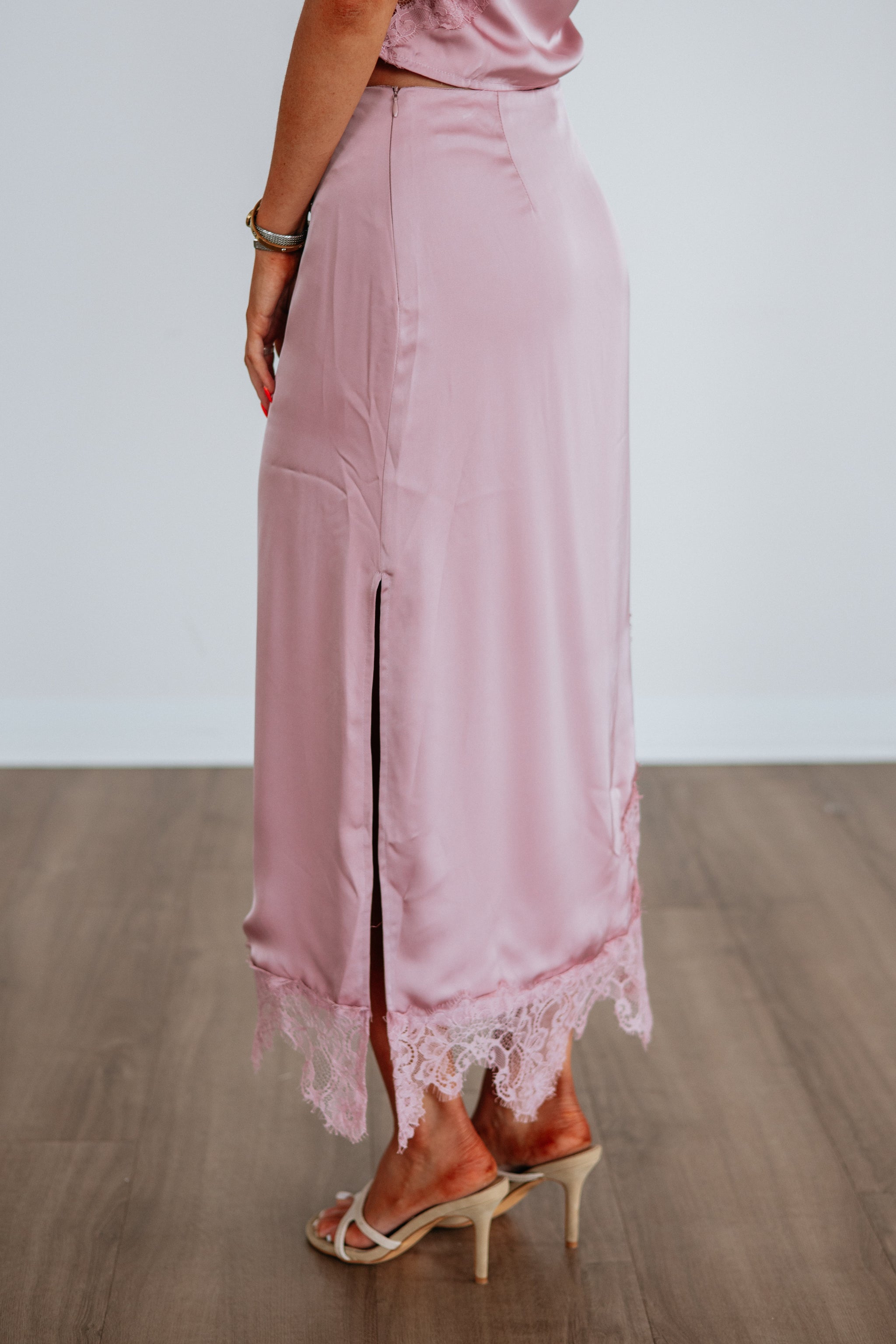 Lizabeth Satin Skirt