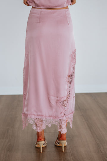Lizabeth Satin Skirt