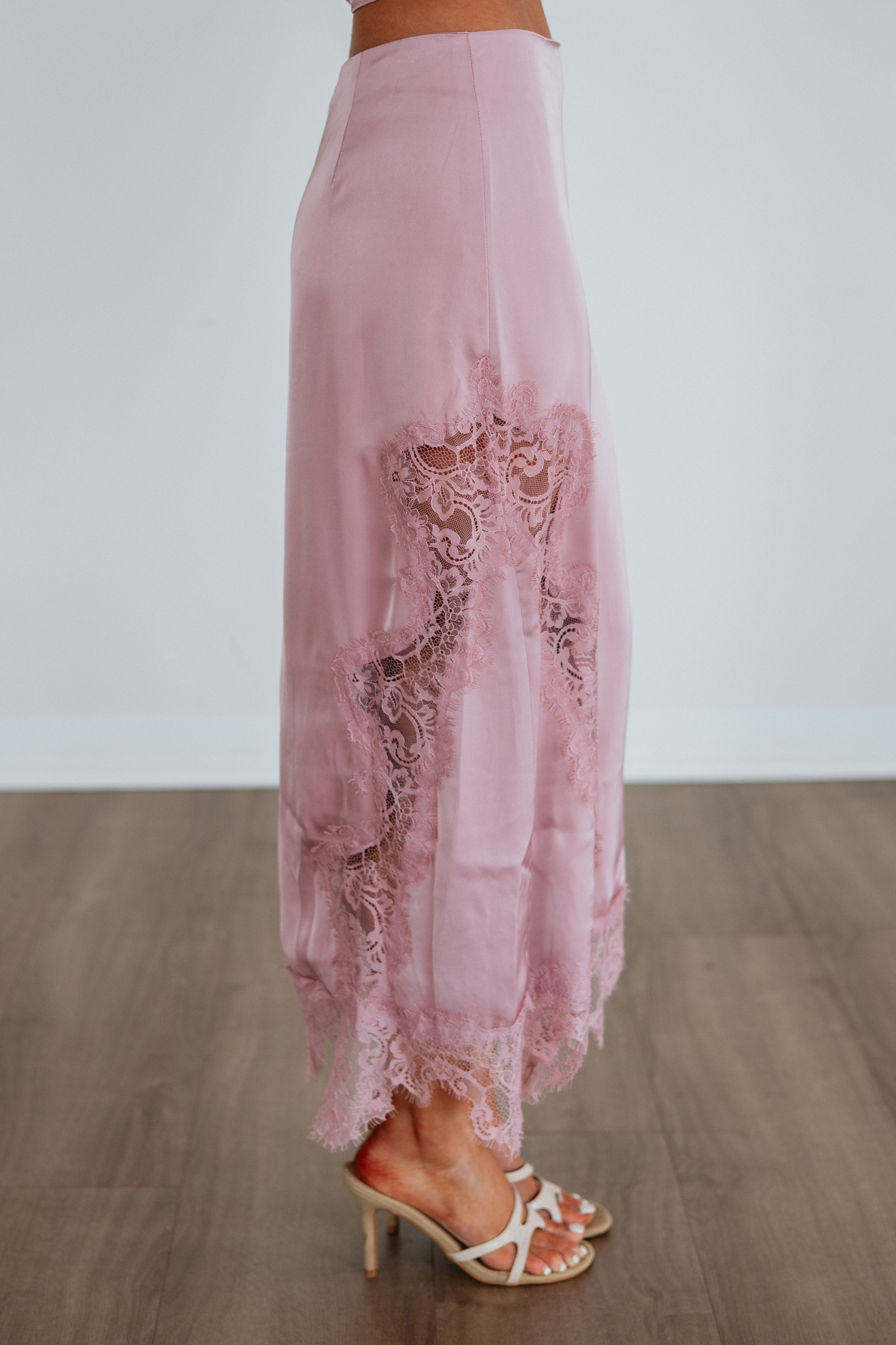 Lizabeth Satin Skirt