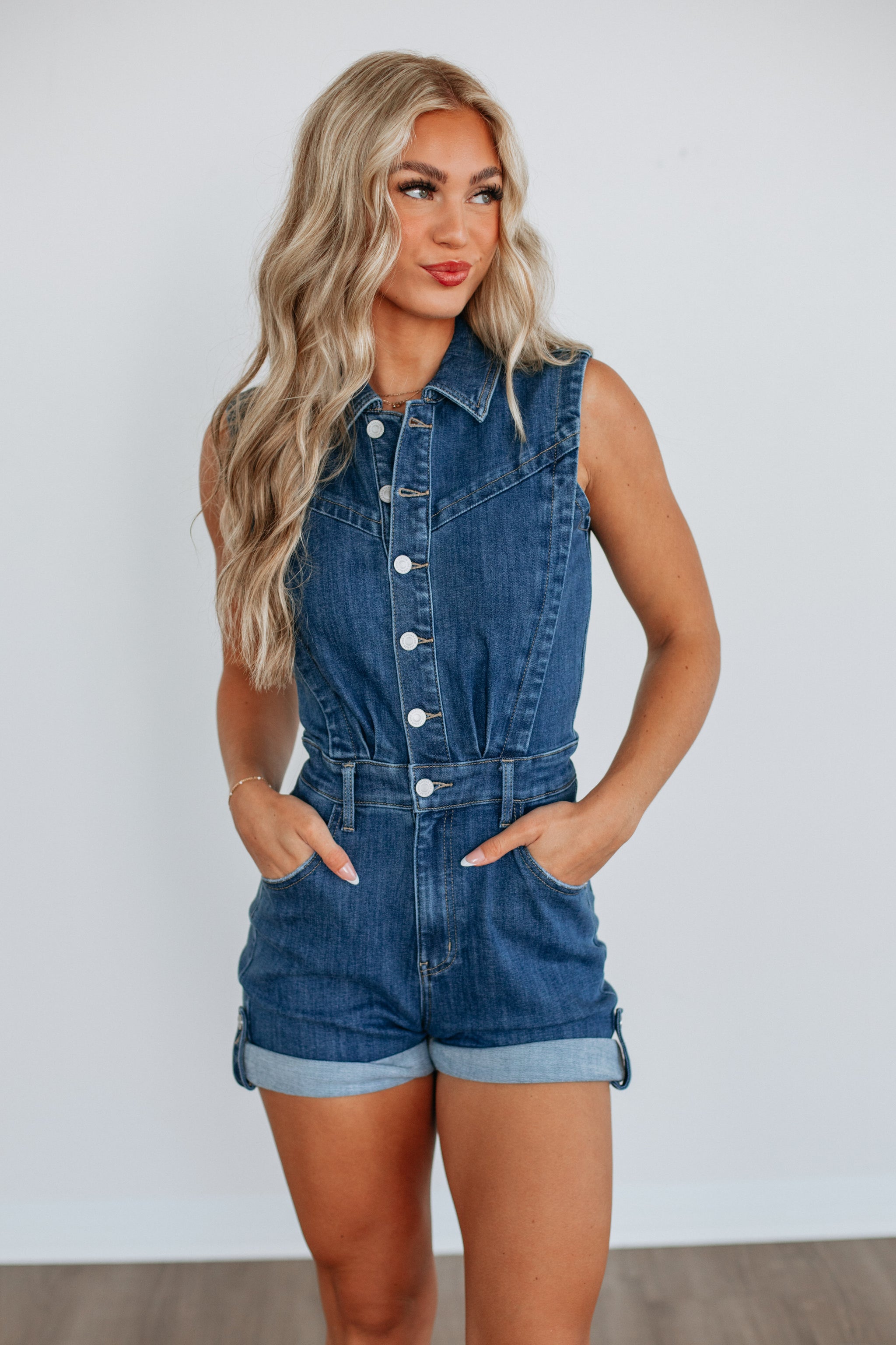 Deccan KanCan Denim Romper