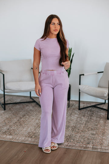 Brilee Two-Piece Set - Amethyst
