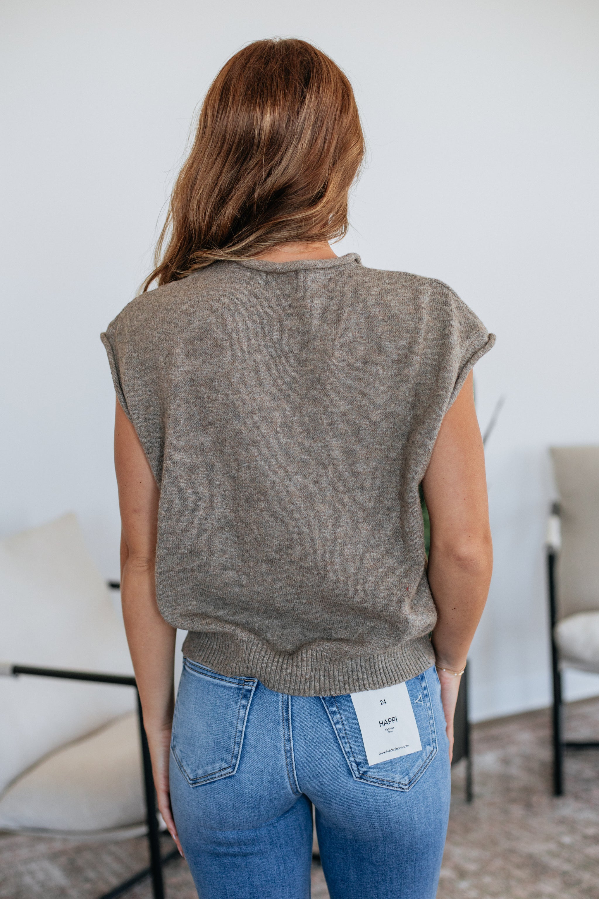 Camry Cardigan Top - Mocha