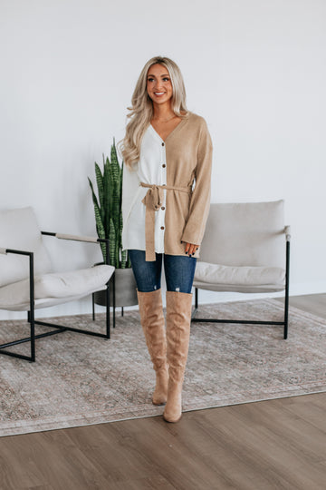 Leia Colorblock Cardigan