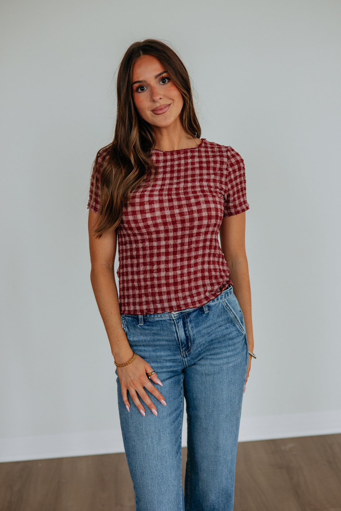 Marlei Gingham Top