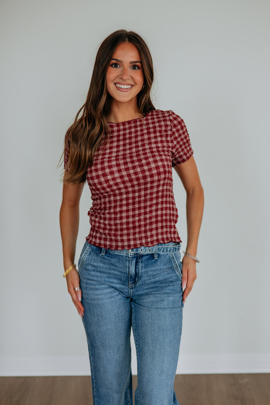 Marlei Gingham Top