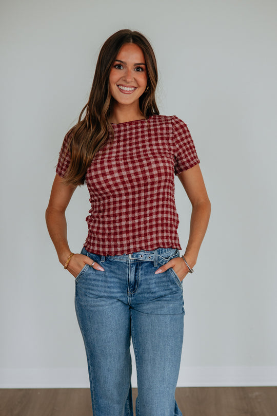 Marlei Gingham Top