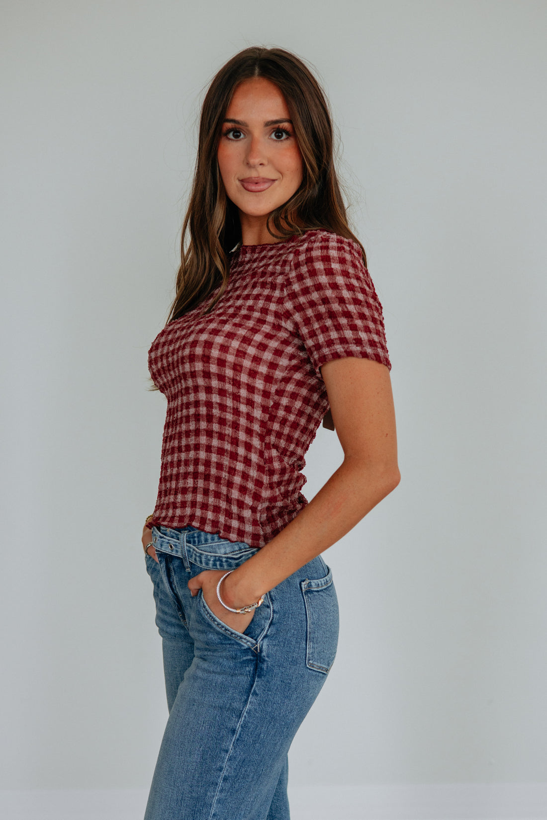 Marlei Gingham Top