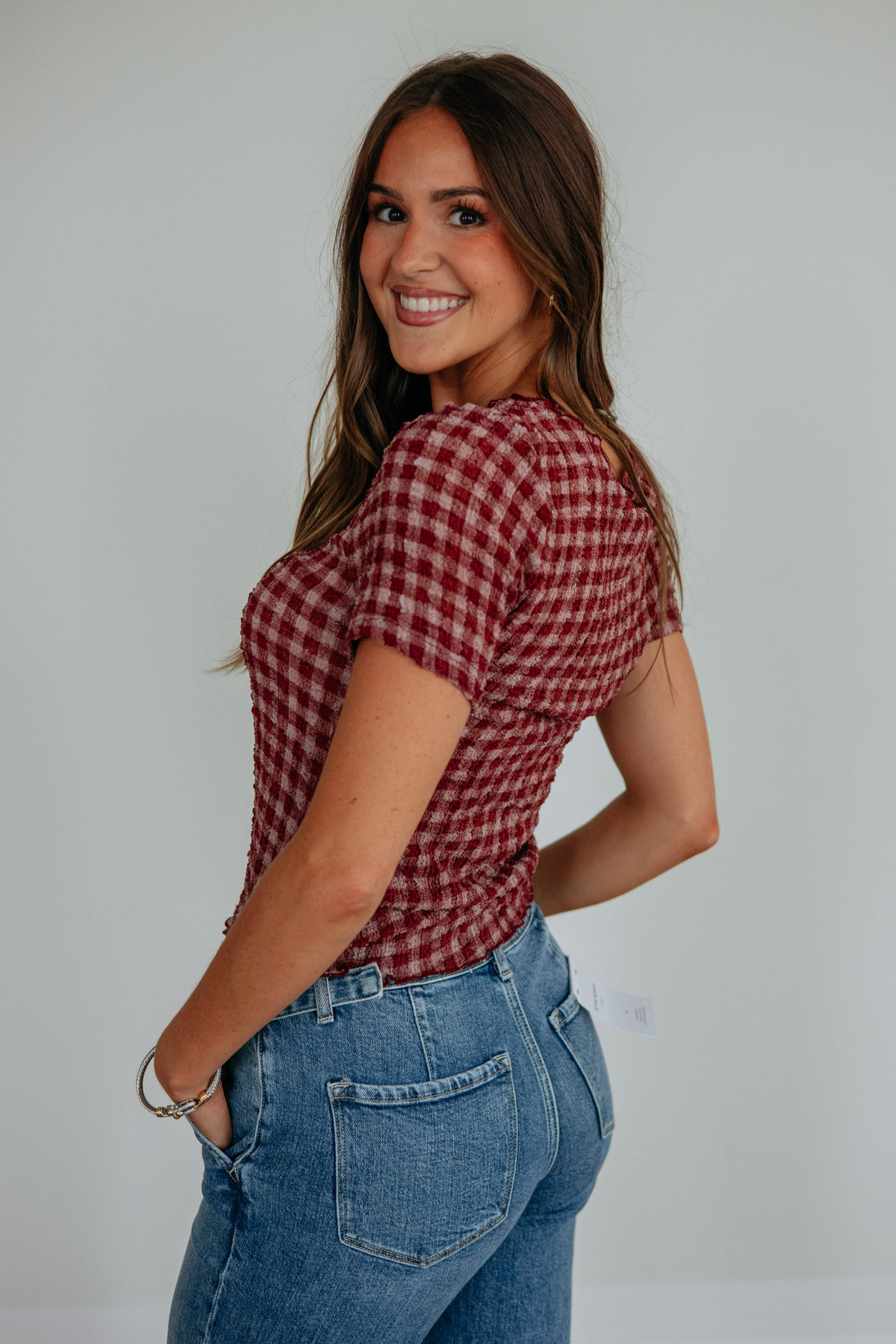 Marlei Gingham Top