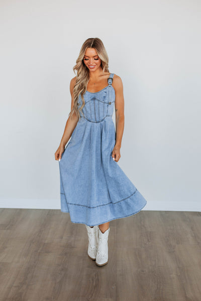 Thya Denim Dress
